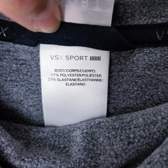 Victoria's Secret Sport Gray Turtleneck Sweatshirt - Picture 12 of 12